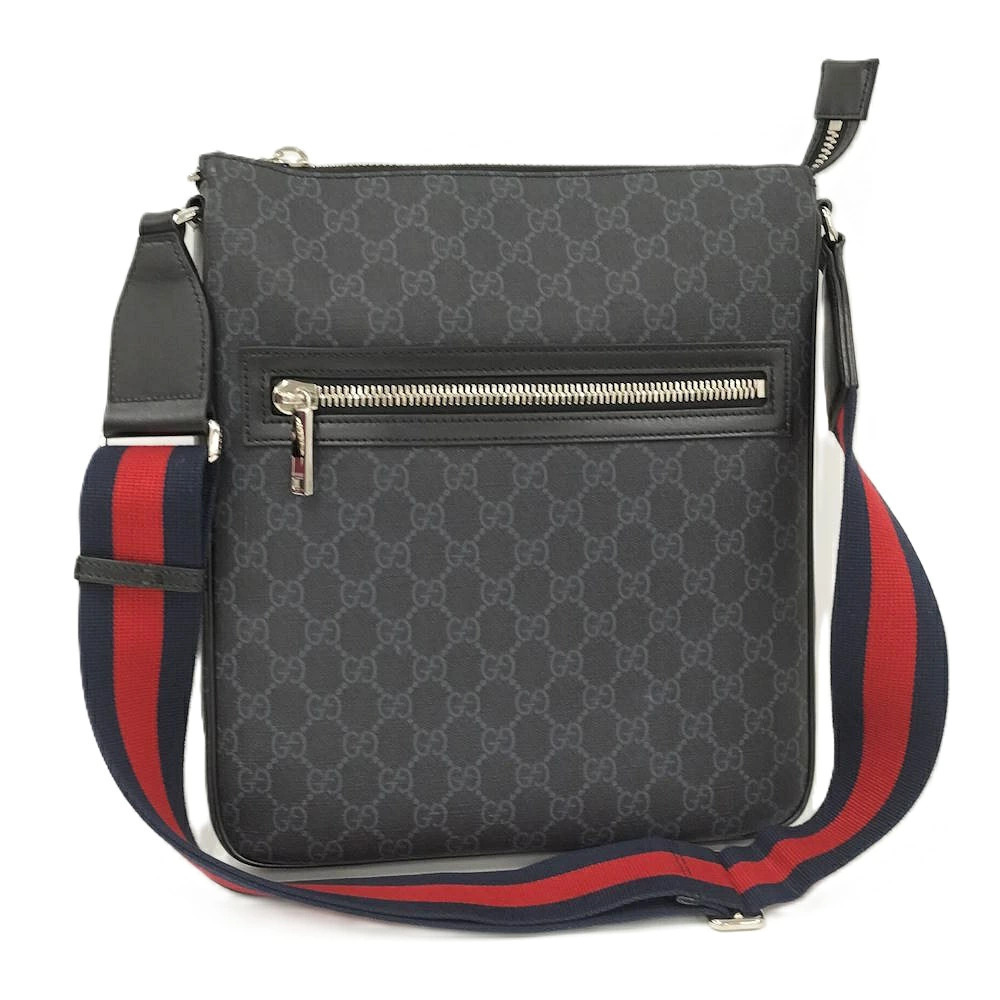 Gucci Messenger Bag GG Supreme Gray 792081 520981